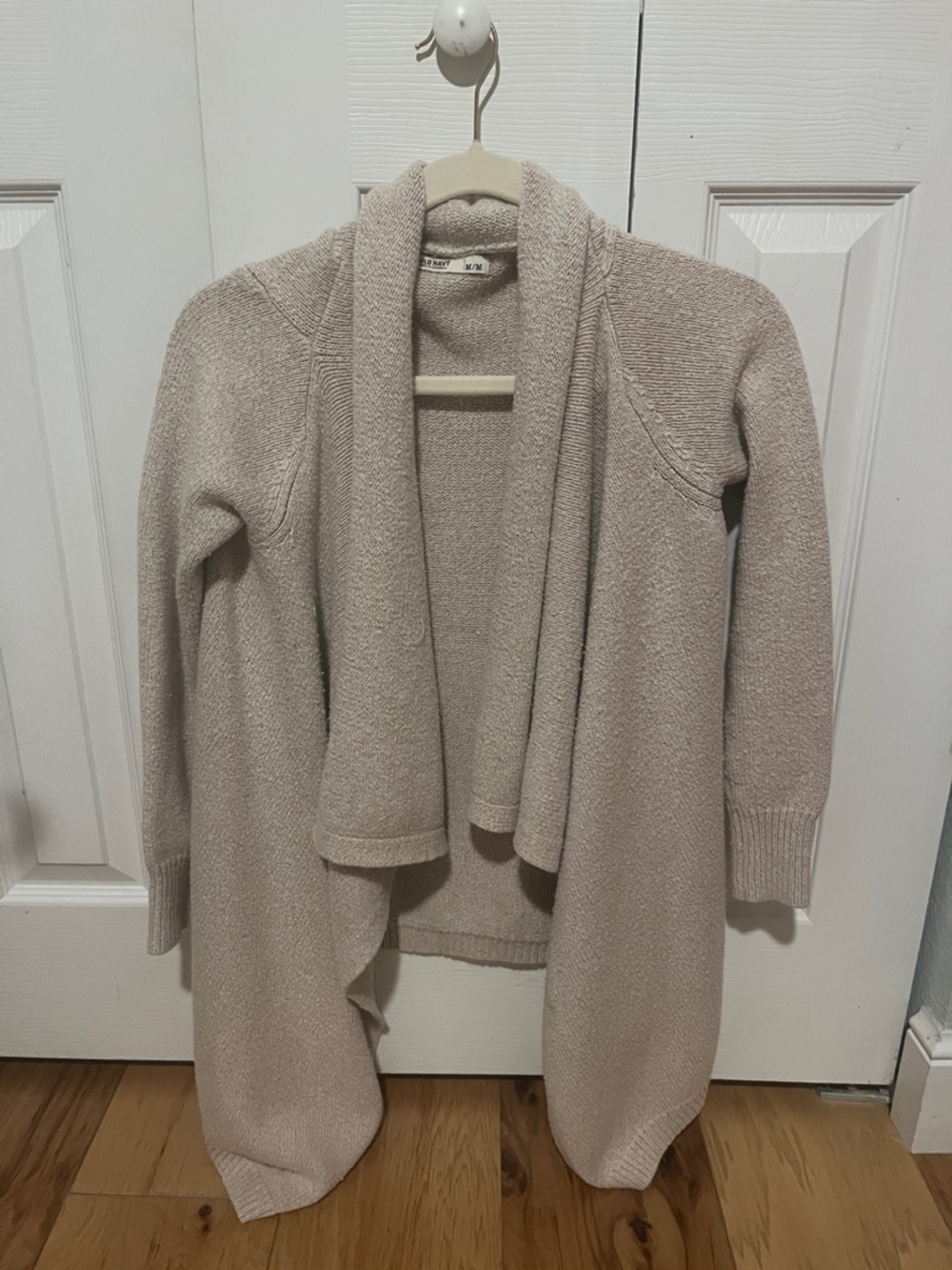 Old Navy Neutral Shawl-Collar Open Cardigan - Beige